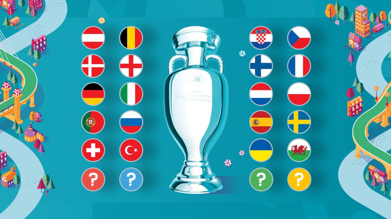 Todas as 10 seleções campeãs da Eurocopa
